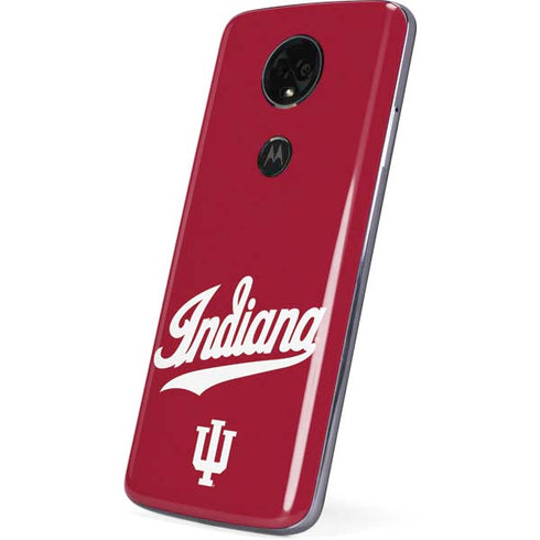 Indiana University IU Hoosiers Moto E5 Plus Skin
