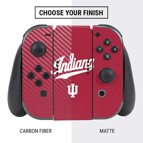 Indiana University IU Hoosiers Nintendo Switch Bundle Skin