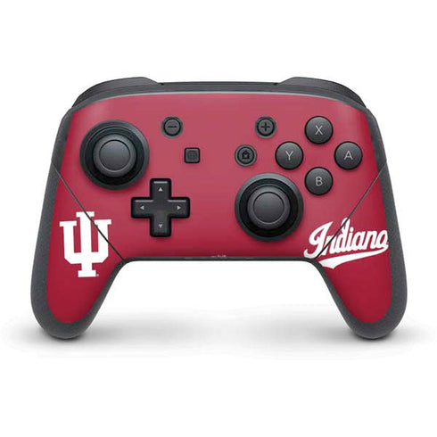 Indiana University IU Hoosiers Nintendo Switch Pro Controller Skin