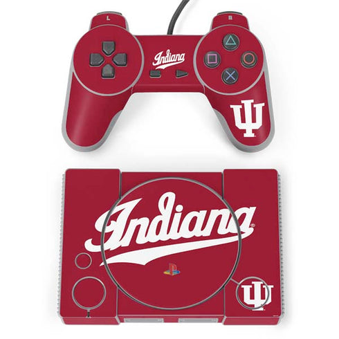 Indiana University IU Hoosiers PlayStation Classic Bundle Skin