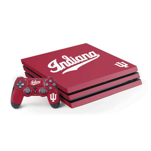 Indiana University IU Hoosiers PS4 Pro Bundle Skin