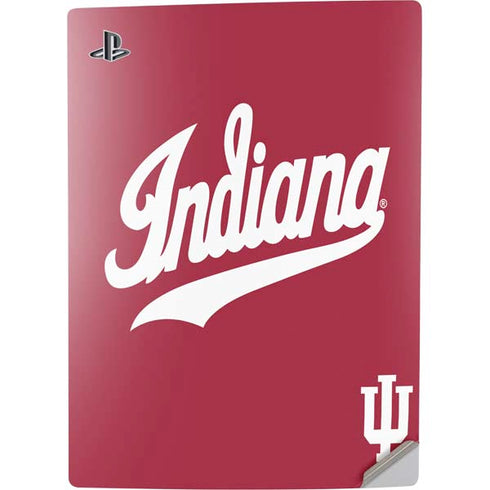 Indiana University IU Hoosiers PS5 Digital Edition Console Skin