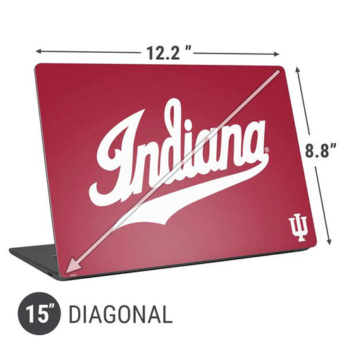 Indiana University IU Hoosiers Universal Laptop 15in (12.2 x 8.8in) Skin