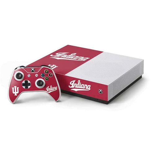 Indiana University IU Hoosiers Xbox One S All-Digital Edition Bundle Skin