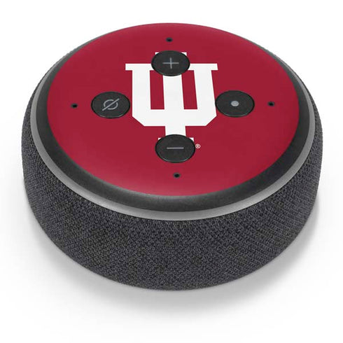 Indiana University IU Logo Amazon Echo Dot Skin