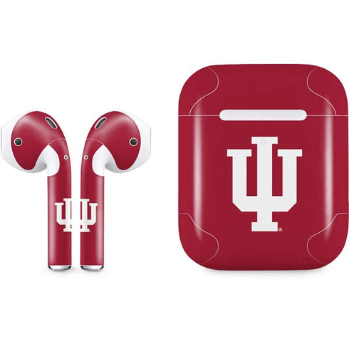 Indiana University IU Logo Apple AirPods 2 Skin