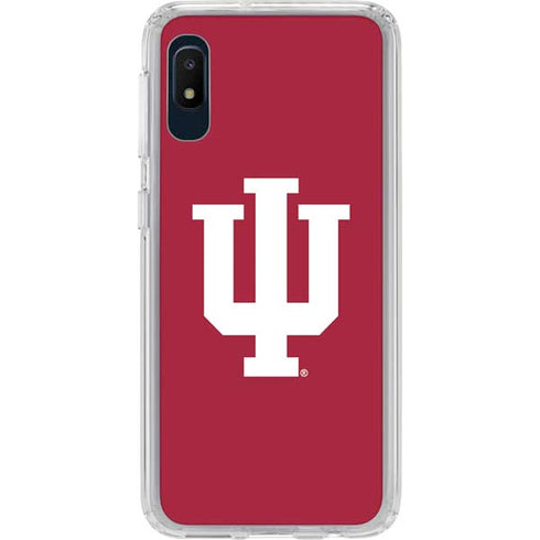 Indiana University IU Logo Galaxy A10e Clear Case
