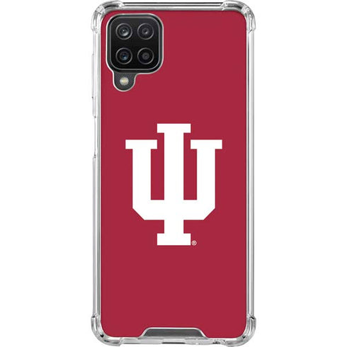 Indiana University IU Logo Galaxy A12 Clear Case