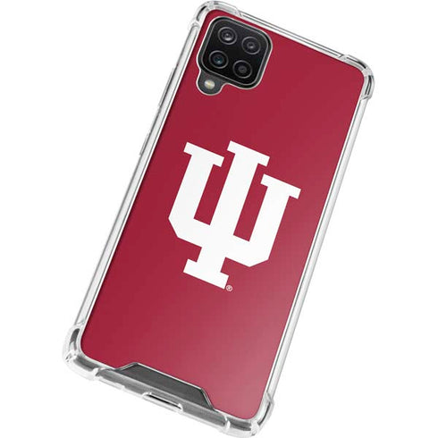 Indiana University IU Logo Galaxy A12 Clear Case