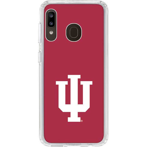 Indiana University IU Logo Galaxy A20 Clear Case
