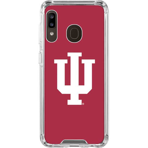 Indiana University IU Logo Galaxy A30 Clear Case
