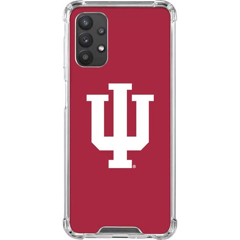 Indiana University IU Logo Galaxy A32 5G Clear Case