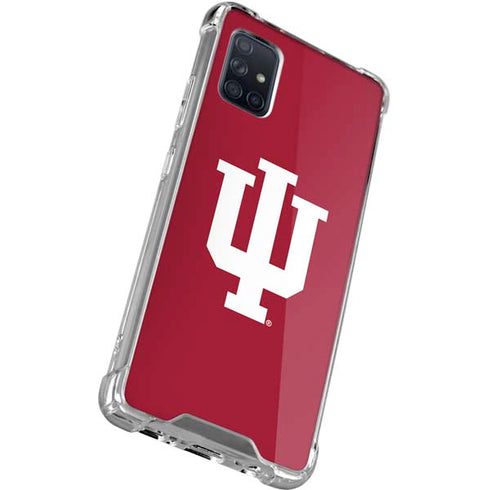 Indiana University IU Logo Galaxy A71 5G Clear Case