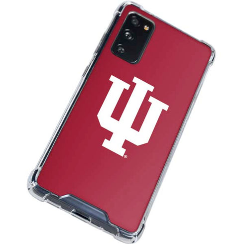 Indiana University IU Logo Galaxy S20 FE Clear Case