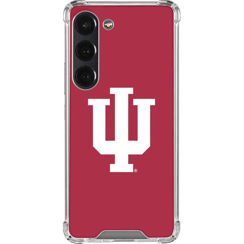 Indiana University IU Logo Galaxy S23 Clear Case