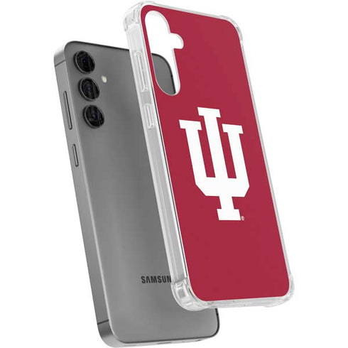 Indiana University IU Logo Galaxy S24 Plus Clear Case