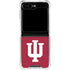 Indiana University IU Logo Galaxy Z Flip5 5G Clear Case