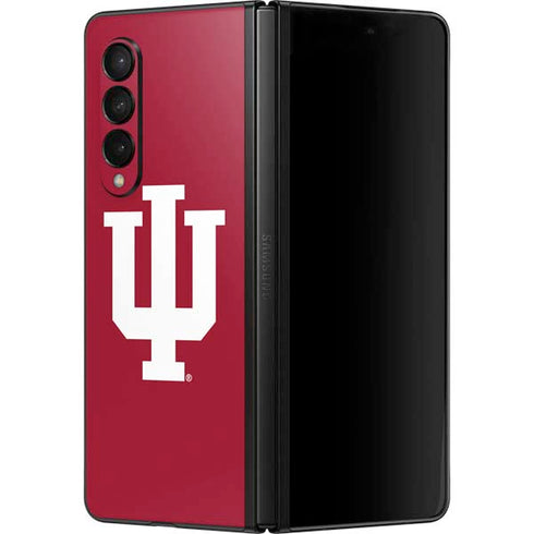 Indiana University IU Logo Galaxy Z Fold3 5G Skin