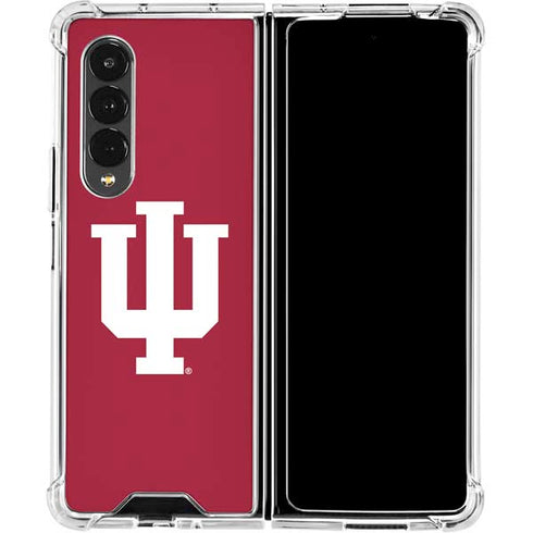 Indiana University IU Logo Galaxy Z Fold4 5G Clear Case