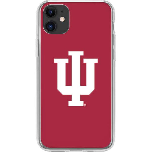 Indiana University IU Logo iPhone 11 Clear Case