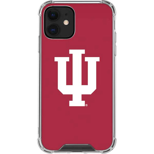 Indiana University IU Logo iPhone 12 Clear Case