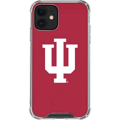 Indiana University IU Logo iPhone 12 Mini Clear Case