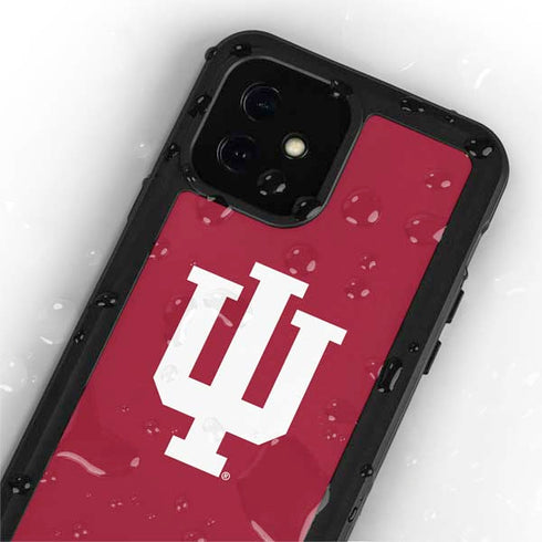 Indiana University IU Logo iPhone 12 Mini Waterproof Case