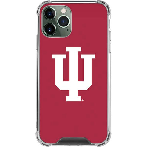 Indiana University IU Logo iPhone 12 Pro Clear Case