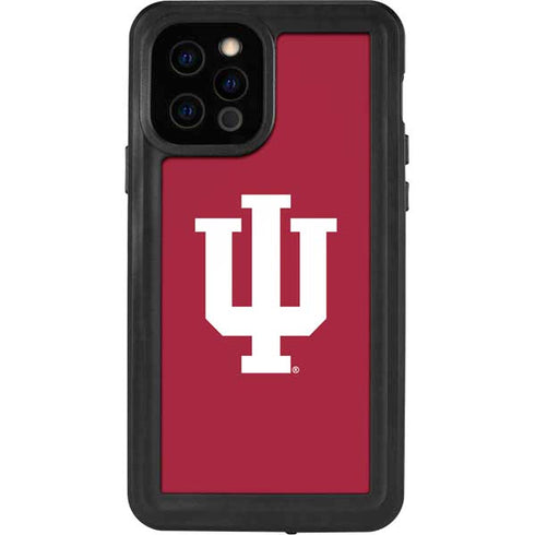 Indiana University IU Logo iPhone 12 Pro Waterproof Case
