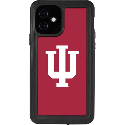 Indiana University IU Logo iPhone 12 Waterproof Case