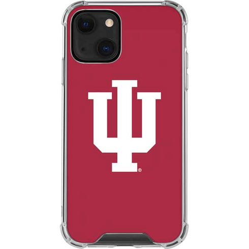 Indiana University IU Logo iPhone 14 Clear Case