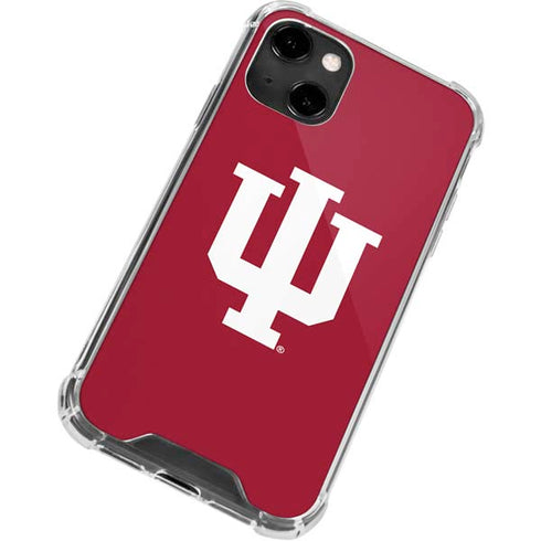 Indiana University IU Logo iPhone 14 Clear Case