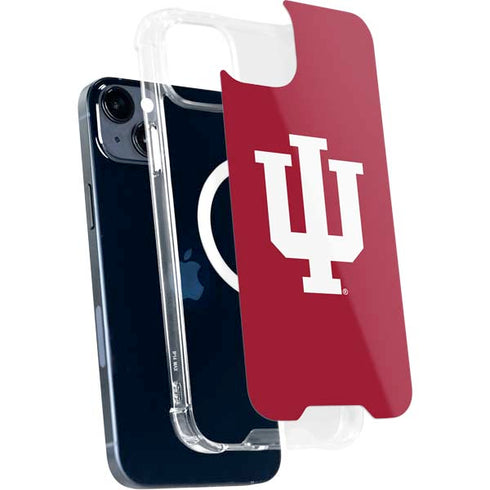 Indiana University IU Logo iPhone 15 Plus MagSafe Case