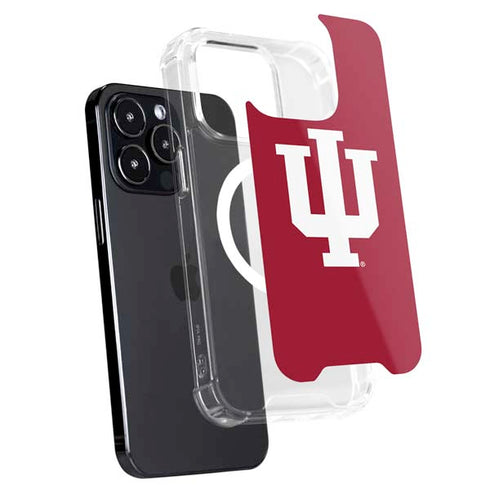 Indiana University IU Logo iPhone 14 Pro MagSafe Case