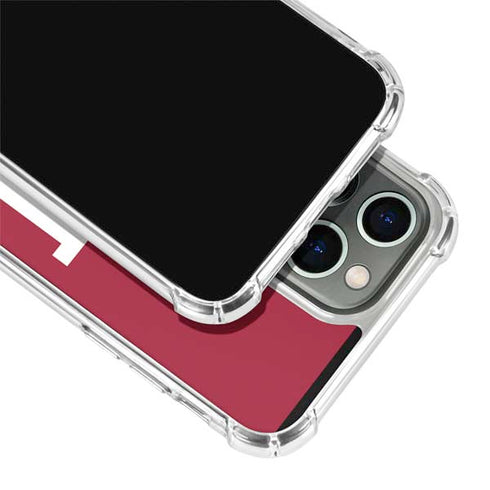 Indiana University IU Logo iPhone 15 Pro Max Clear Case