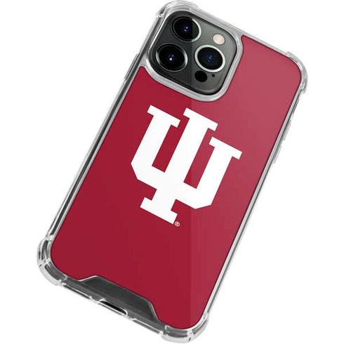 Indiana University IU Logo iPhone 14 Pro Max Clear Case