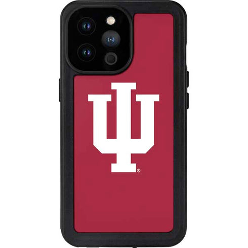 Indiana University IU Logo iPhone 14 Pro Max Waterproof Case