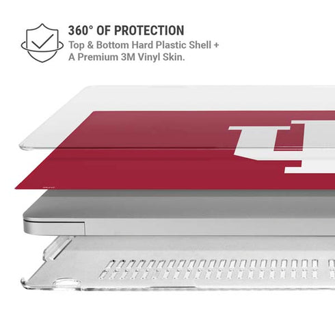 Indiana University IU Logo MacBook Air 15in (2023-2025) Case plus Skin