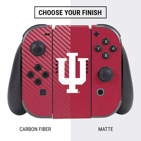 Indiana University IU Logo Nintendo Switch Bundle Skin