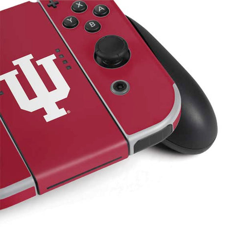 Indiana University IU Logo Nintendo Switch OLED (2021) Skin
