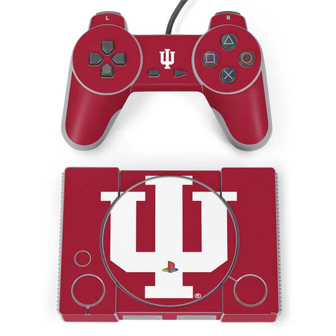 Indiana University IU Logo PlayStation Classic Bundle Skin