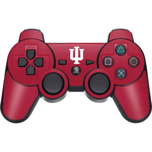 Indiana University IU Logo PS3 Dual Shock wireless controller Skin