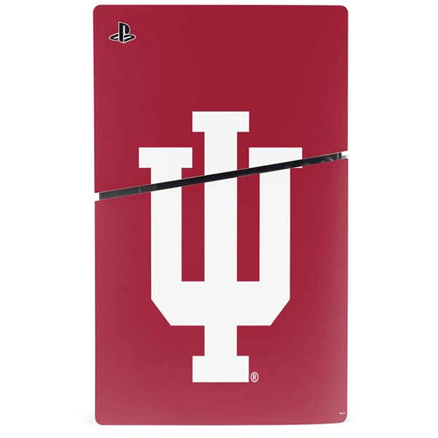 Indiana University IU Logo PS5 Slim Disk Console Skin