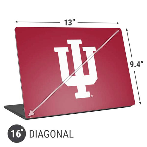 Indiana University IU Logo Universal Laptop 16in (13 x 9.4in) Skin