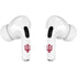 Indiana University IU Logo White AirPods Pro 2nd Gen Skin