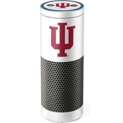 Indiana University IU Logo White Amazon Echo Skin