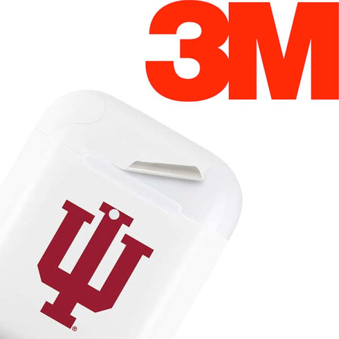 Indiana University IU Logo White Apple AirPods 2 Skin