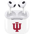 Indiana University IU Logo White Apple AirPods (3rd Gen 2021) Skin