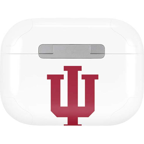 Indiana University IU Logo White Apple AirPods Pro Skin