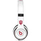 Indiana University IU Logo White Beats Solo 2 Wireless Skin